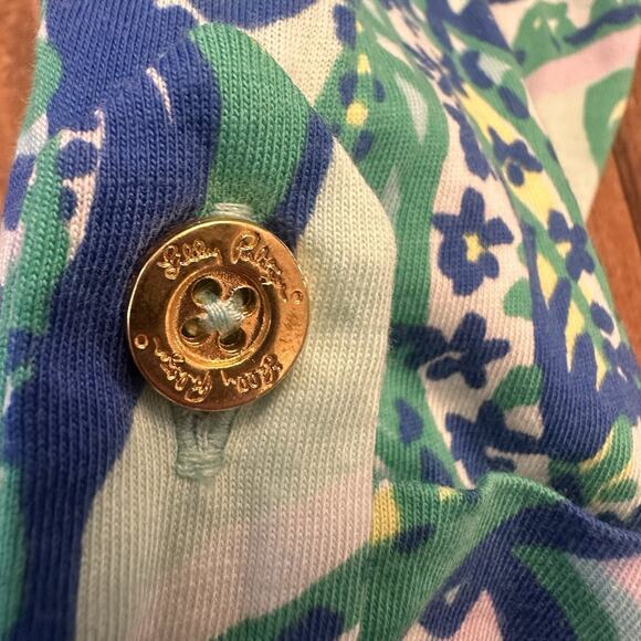 Lilly Pulitzer Rossmore Size Medium T-Shirt Dress Keep It Current Pima Cotton - Picture 5 of 14